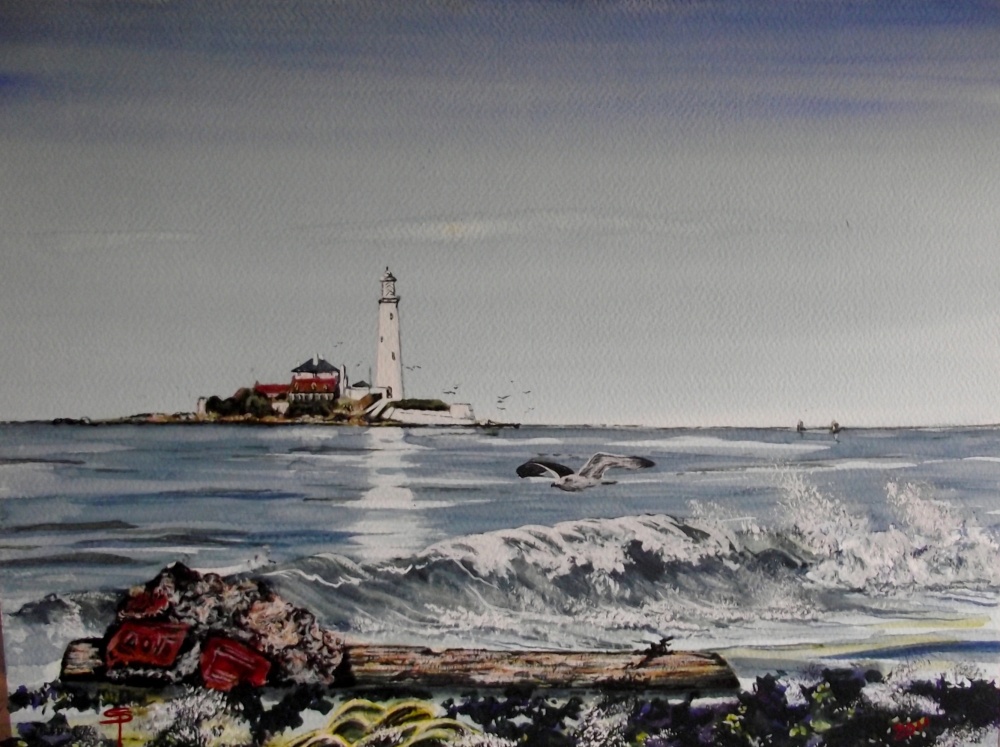 St Mary's Lighthouse and  Island, Whitley Bay