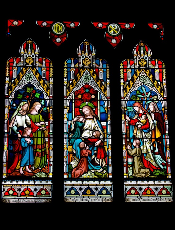 Stained glass window, Seal church
