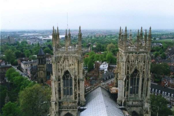 From the top of York Minster