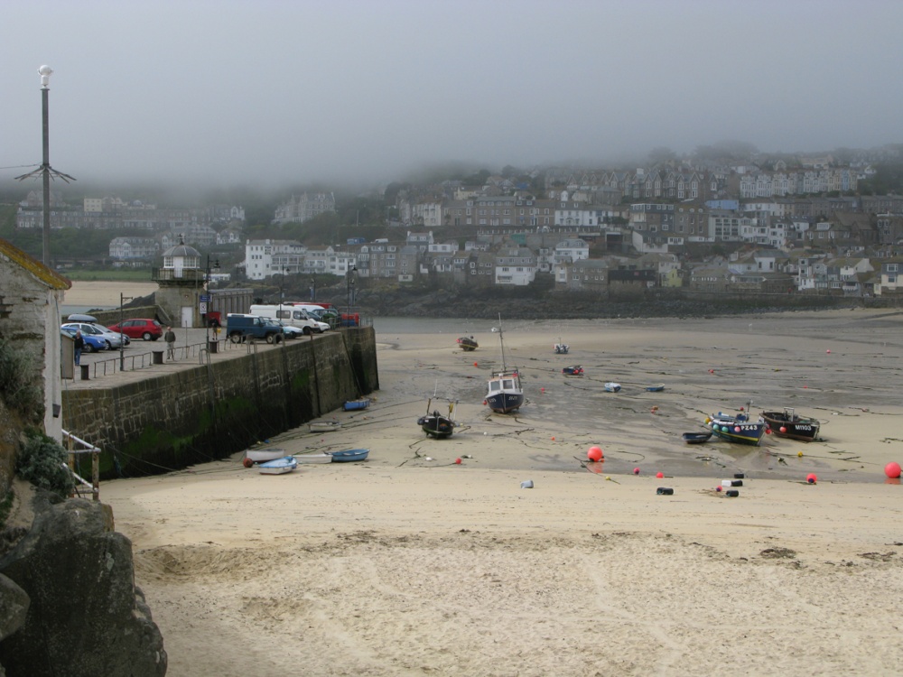 Misty start to the day in St Ives.