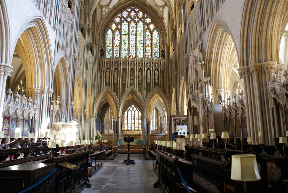 Inside a beautiful building