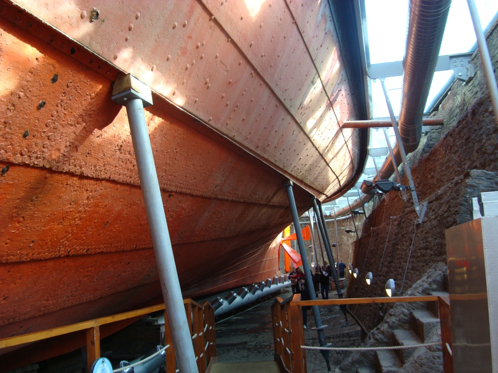 SS Great Britain below waterline