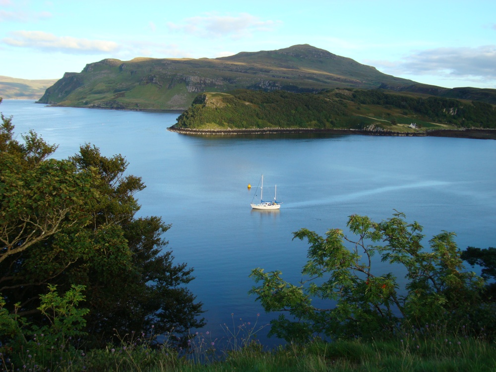 Loch Portree and Ben Tianavaig