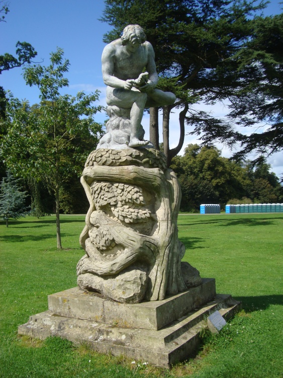 Statue of Spinario, or 'Boy with Thorn' near Boar Garden