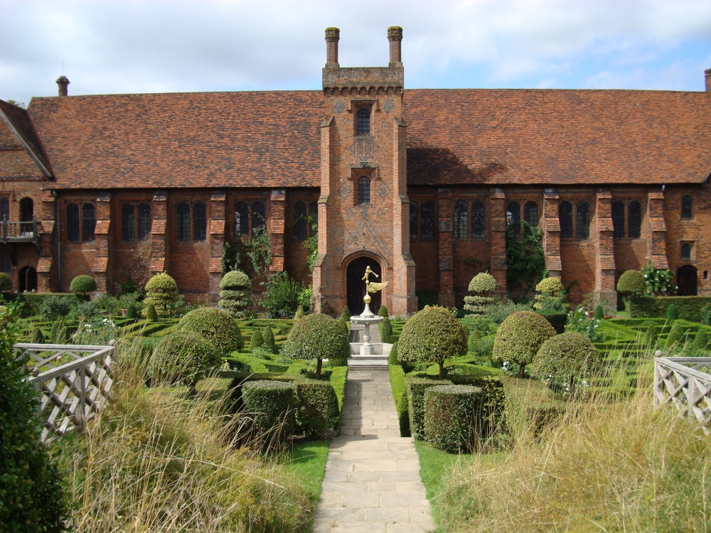The Old Palace and the Knot Garden
