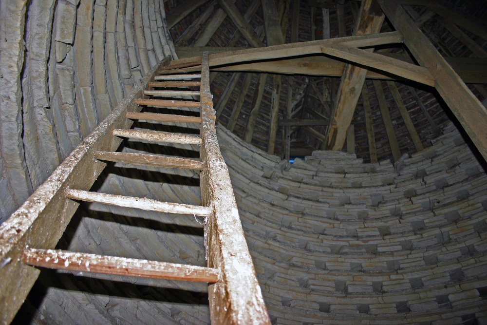 Inside the Dovecote