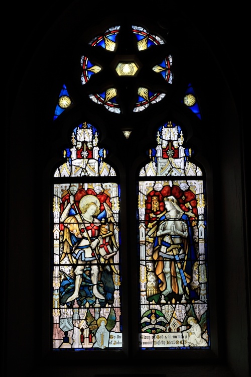 A Stained Glass Window in St Andrew's Church, Sonning