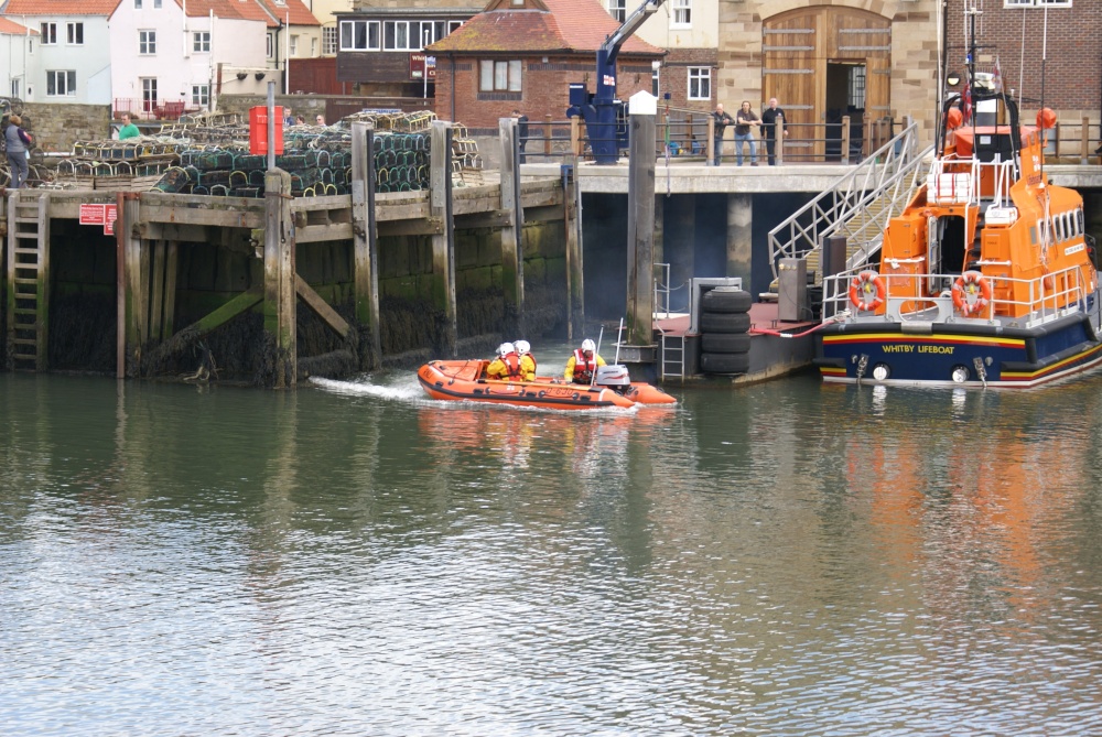 A rescue begins at Whitby