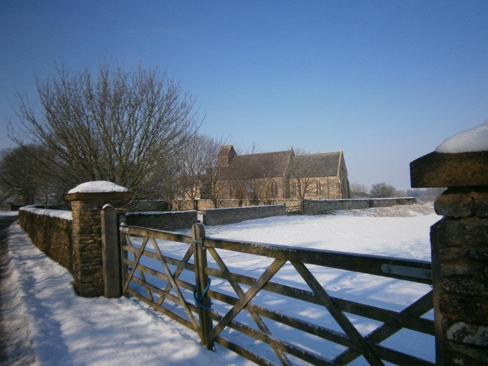 Photograph of Strixton winter scene