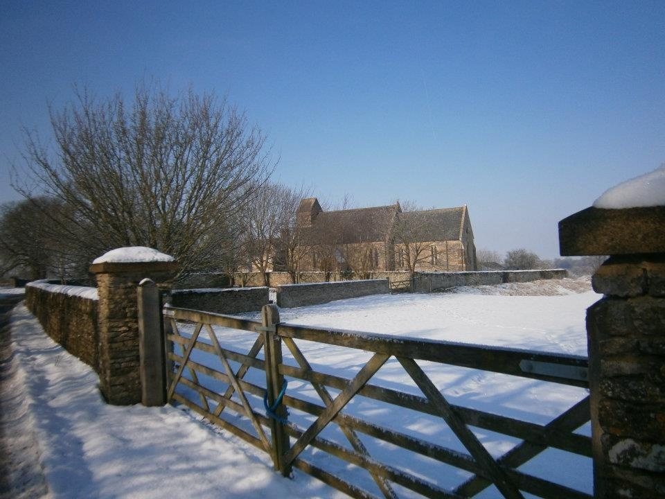 Strixton winter scene
