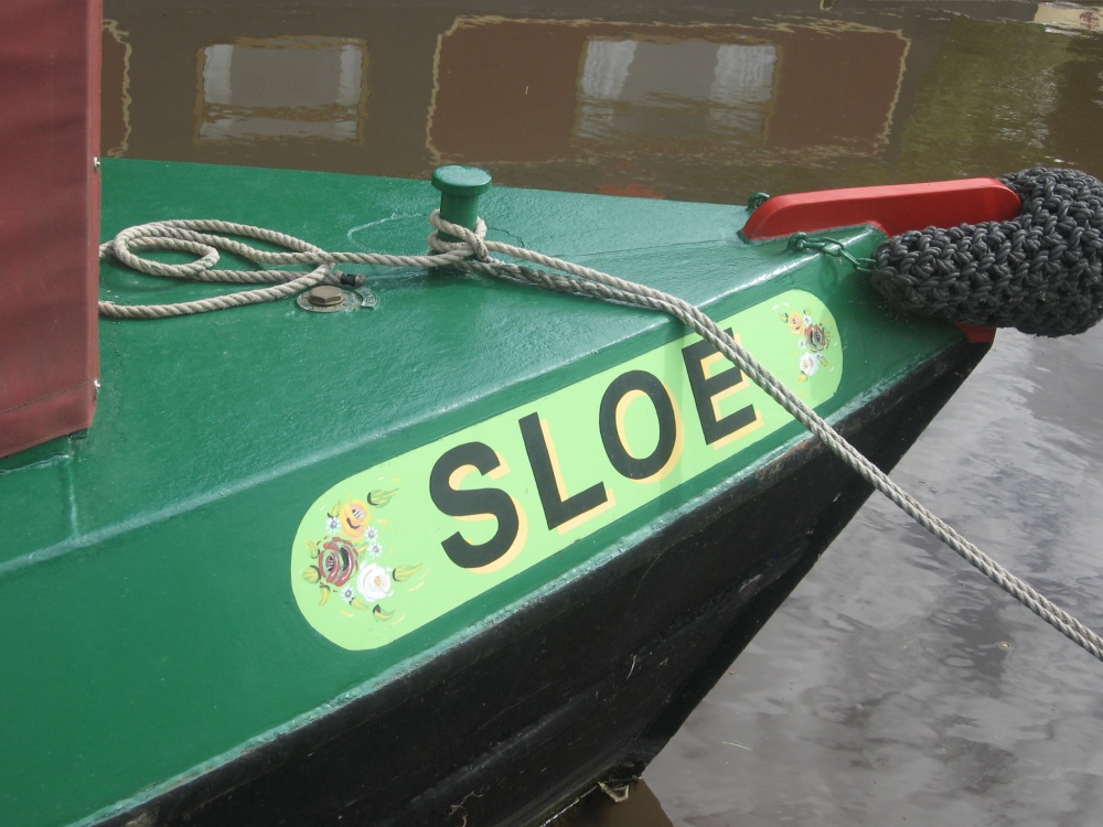 Photograph of Narrowboat Sloe