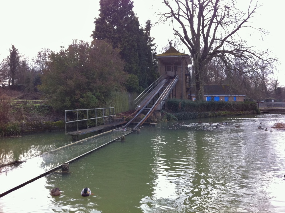 Patent One-Man Water Chute at Wicksteed Park