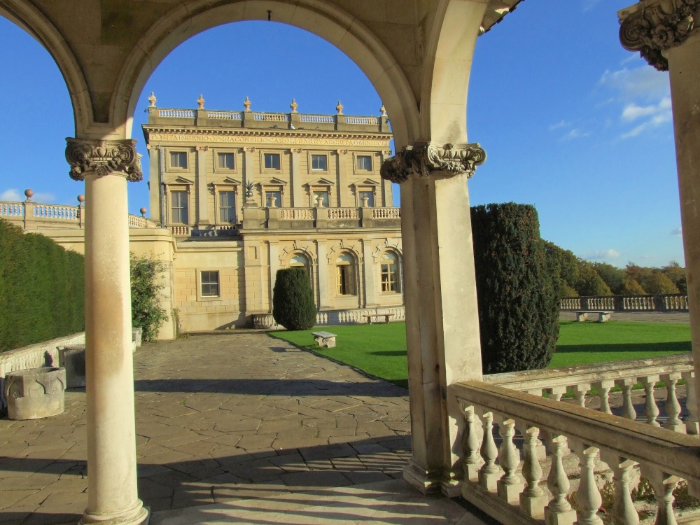 Cliveden, view of west facade of the house