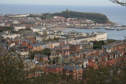 Olivers Mount looking out across Scarborough