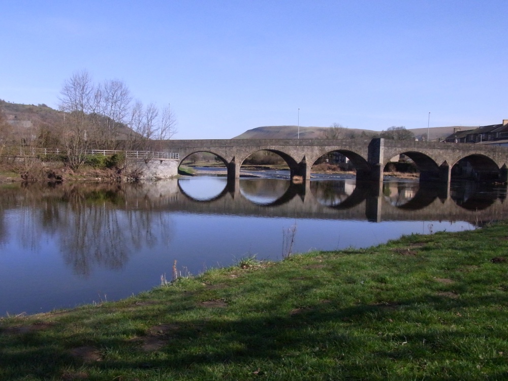 Bridge over the River Wye, Llandrindod Wells