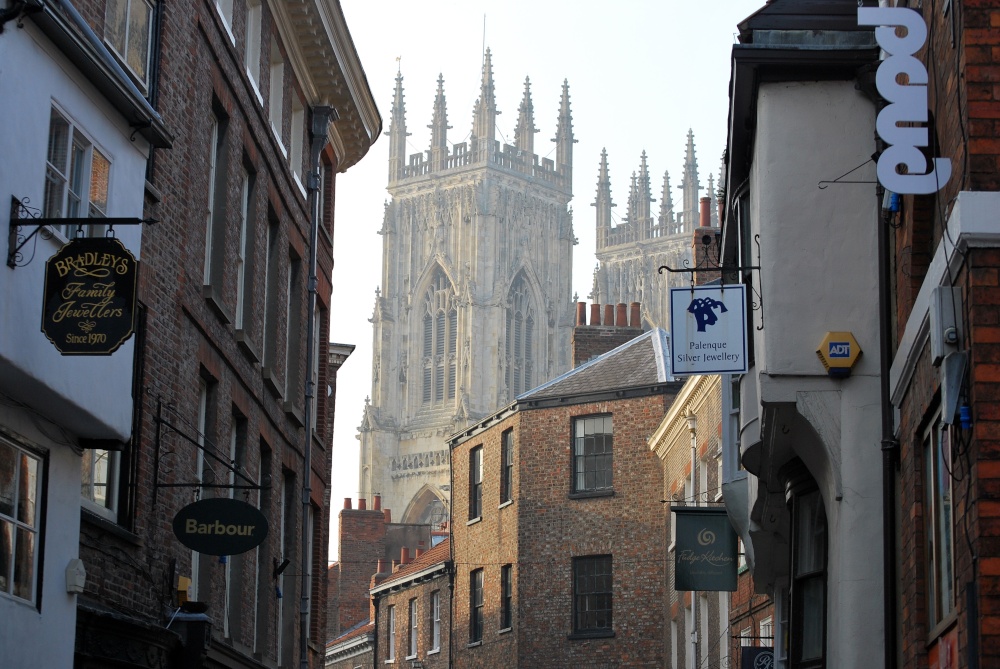 Street view of York Minster