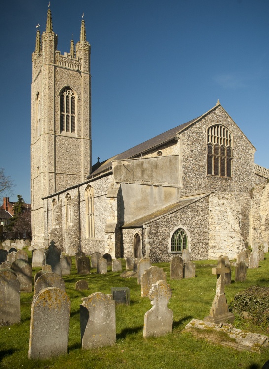 St Mary's Church, Bungay, Suffolk.