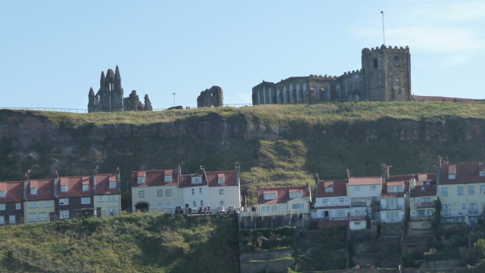 View of the Ruined Whitby Benedictine Abbey