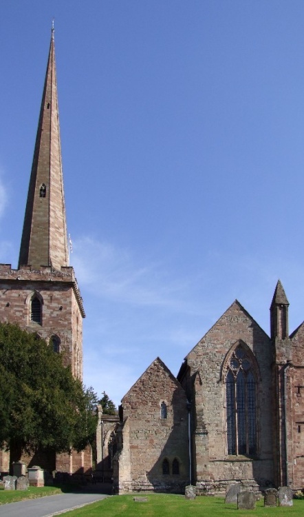 Ledbury Church with detached bell tower