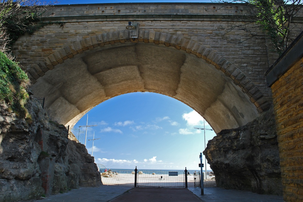 Bridge over entrance to Roker Beach