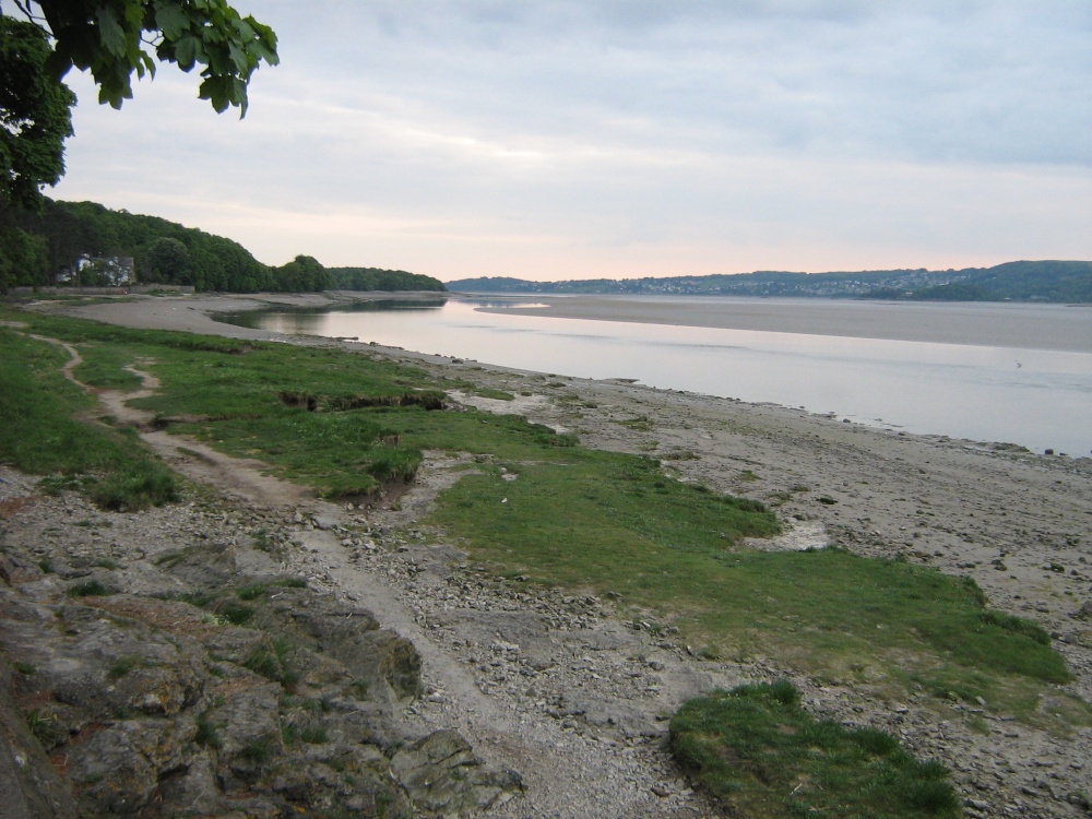 Arnside, Kent estuary at low tide