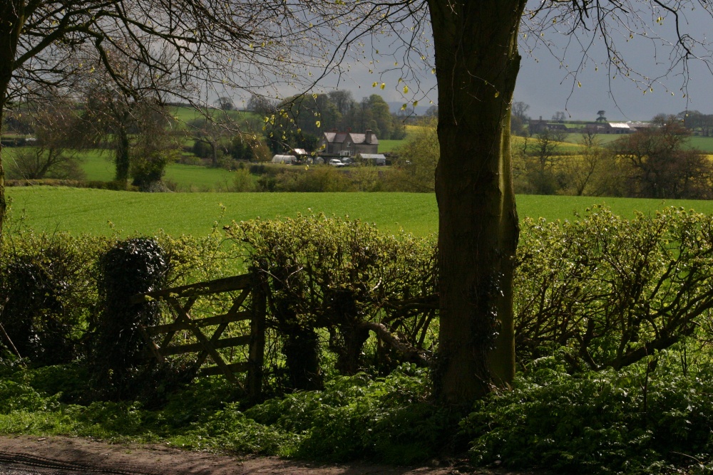 Photograph of Shropshire farms near Broseley