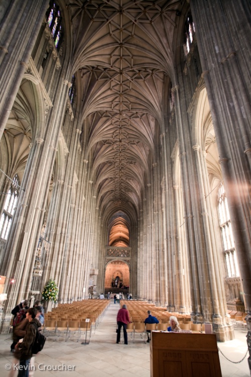 Inside Canterbury Cathedral