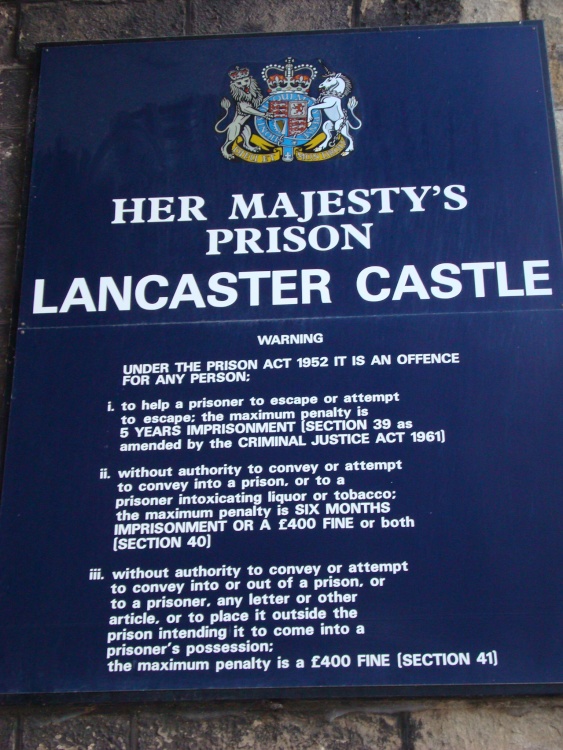 Her Majesty's Prison, Lancaster Castle
