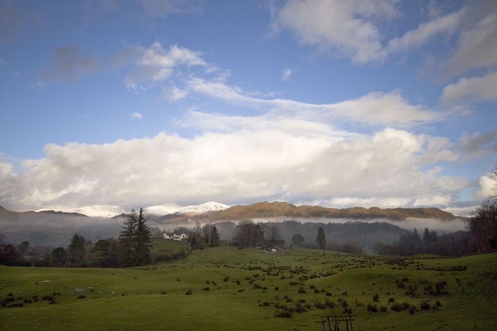 Skelwith Bridge towards Loughrigg