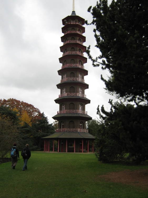 Pagoda At Kew Botanical Gardens.
