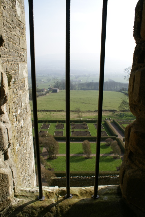 Through the window at Bolton Castle