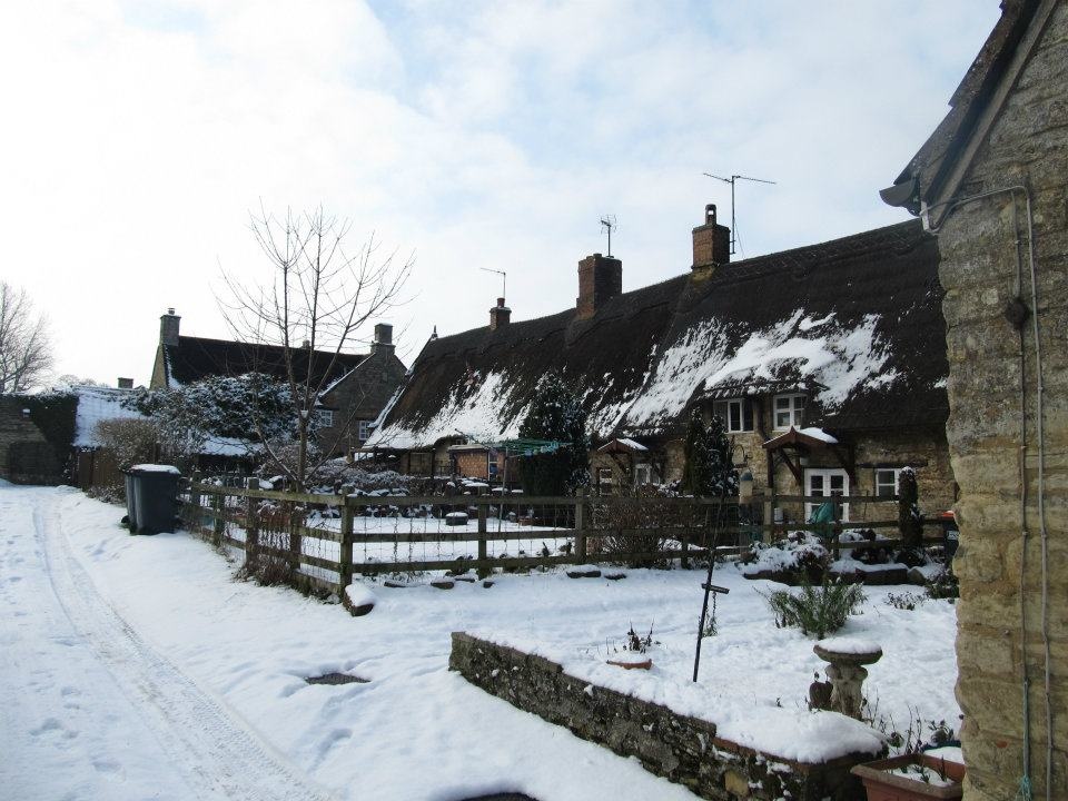 Podington Snow scene