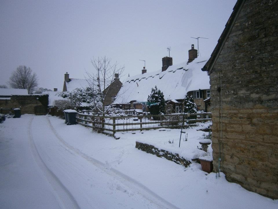 Podington Snow scene