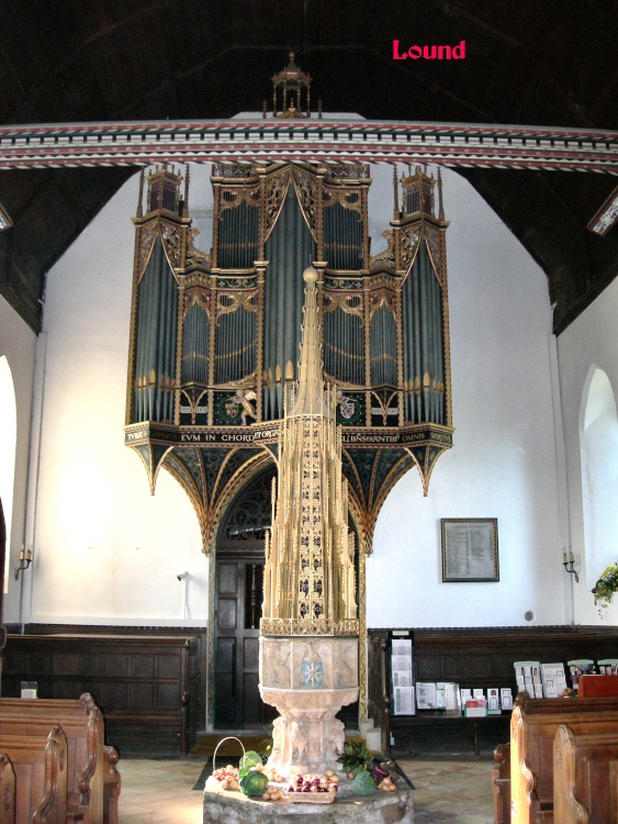 The Font in Lound Church