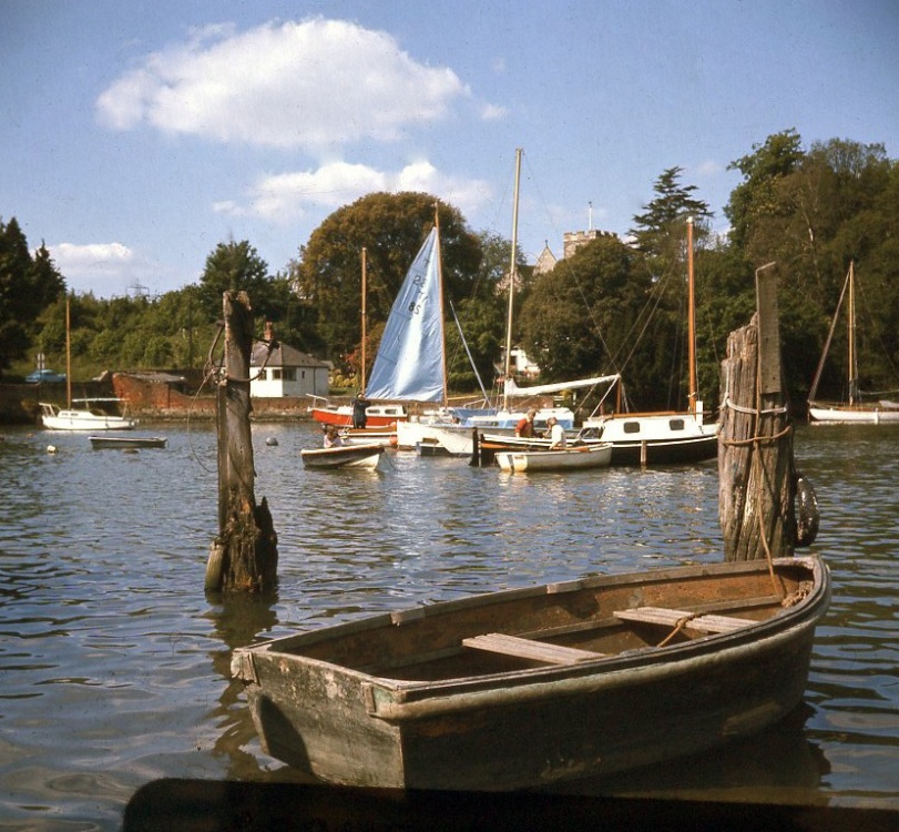 Photograph of Boats at Eling, near Southampton