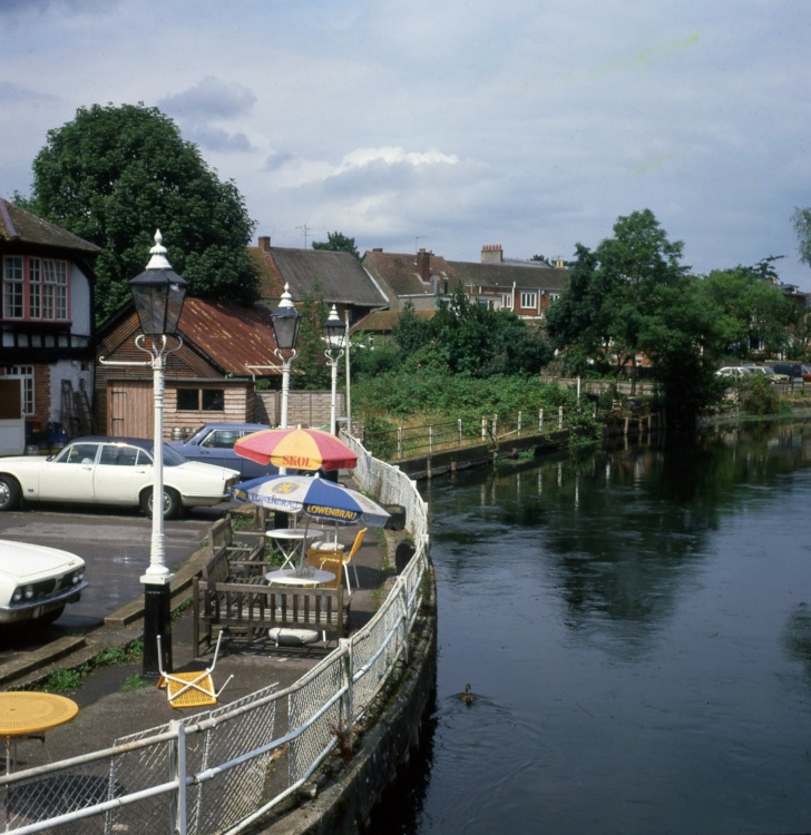 The riverside at Fordingbridge, Hants