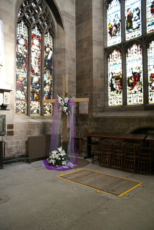 Stained windows in St Nicholas' Newcastle