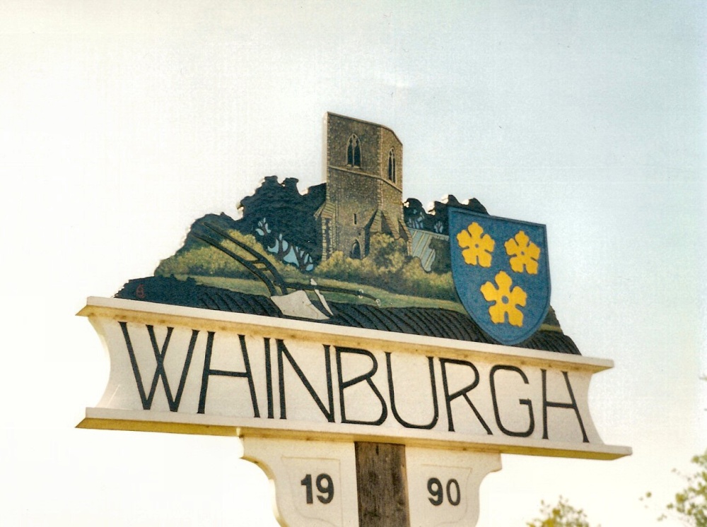 Photograph of Whinburgh Village Sign