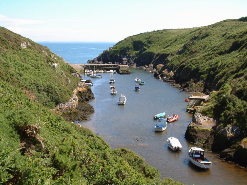 Porth Clais in the Pembrokeshire Coast National Park