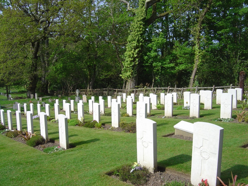 Churchyard of the St. Nicholas Parish Church in Brockenhurst