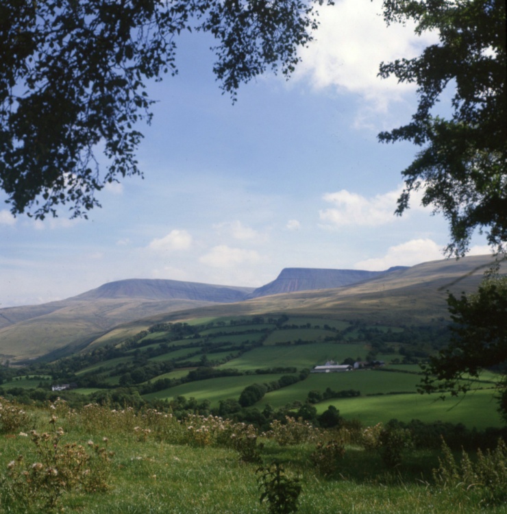 Carmarthen Van mountain from Llanddeusant Church