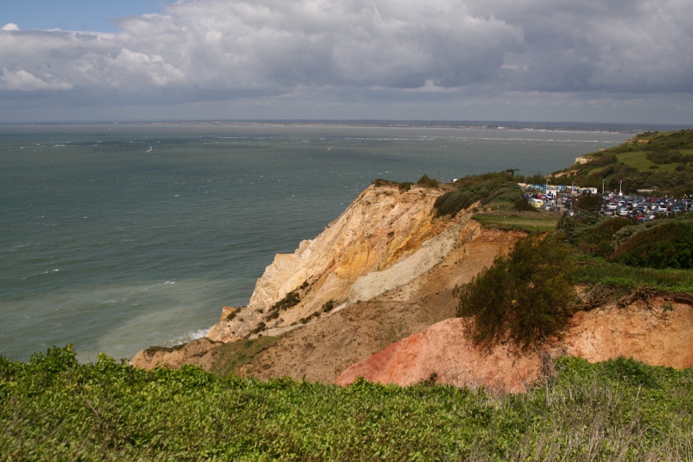 Photograph of Cliffs at the Needles on the IOW