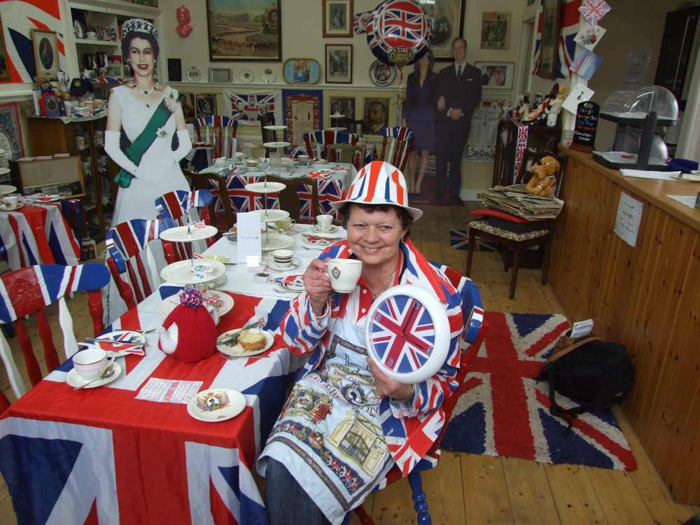 National Anthem time at RoyalTeas Stanhope, Co. Durham