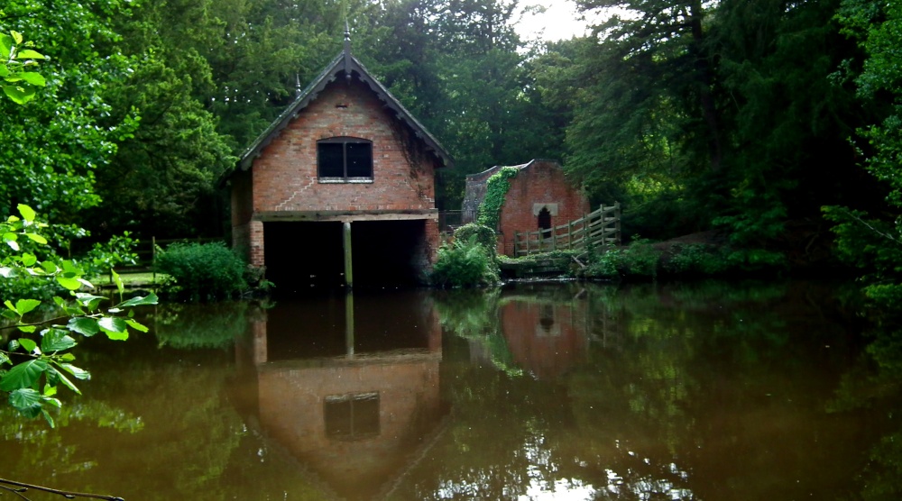 The old boat house at Alvaston Hall , Elvaston Derbyshire