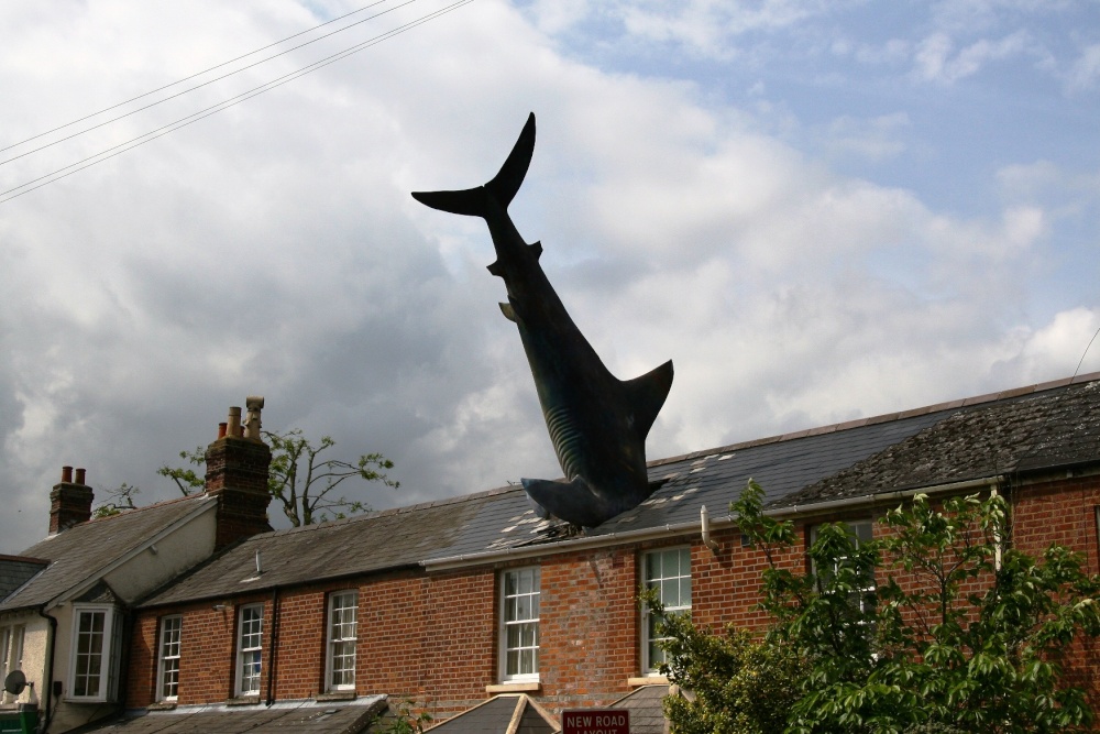 An unusual roof decoration in Headington, Oxford