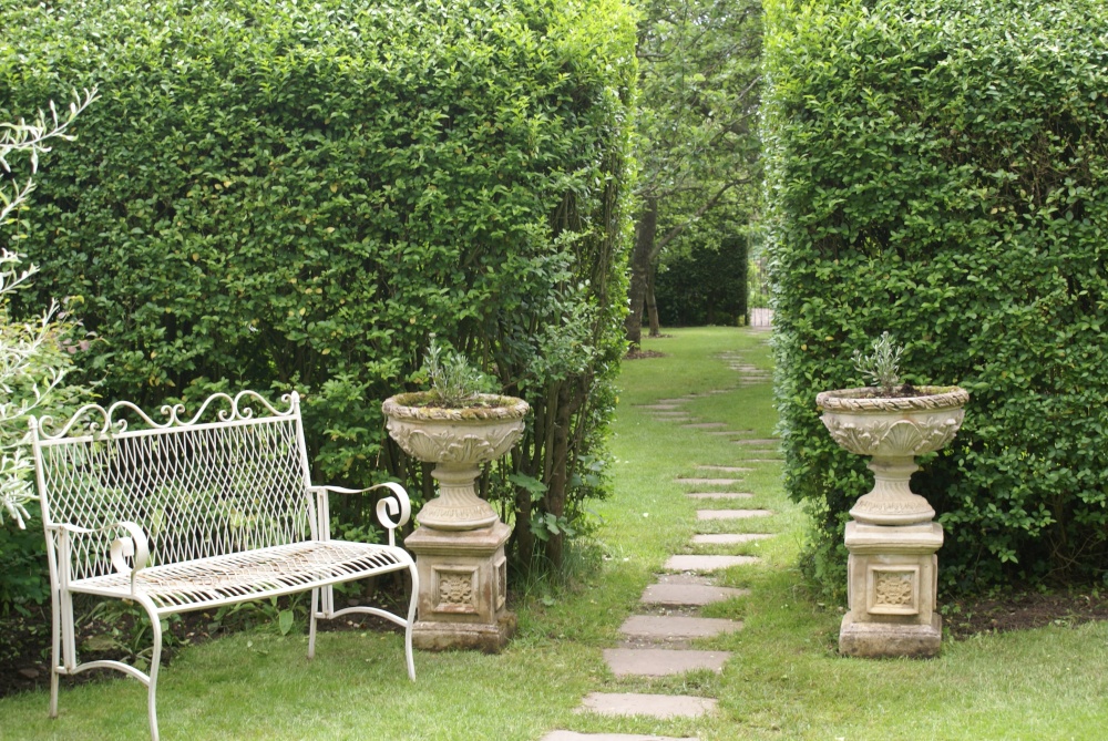 In the Garden at Crook Hall