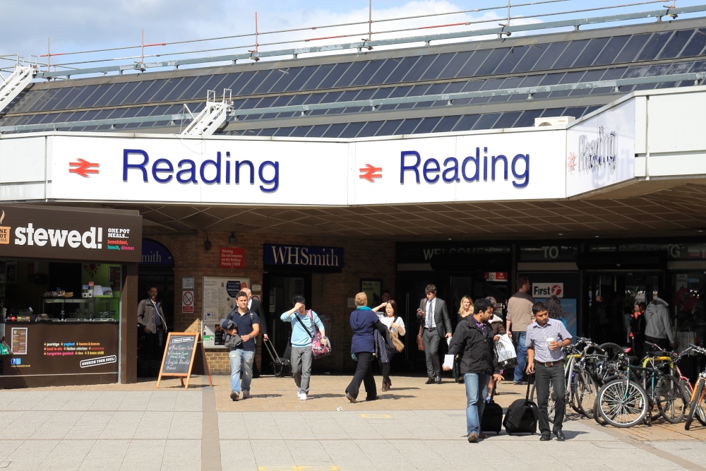 "Reading Station Entrance" by Edward Lever at