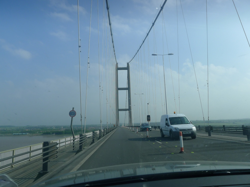 The Humber Bridge near Kingston upon Hull