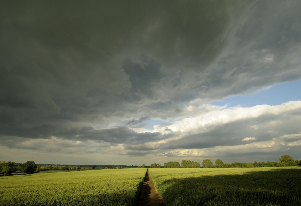 Footpath at Steeple Claydon, Buckinghamshire