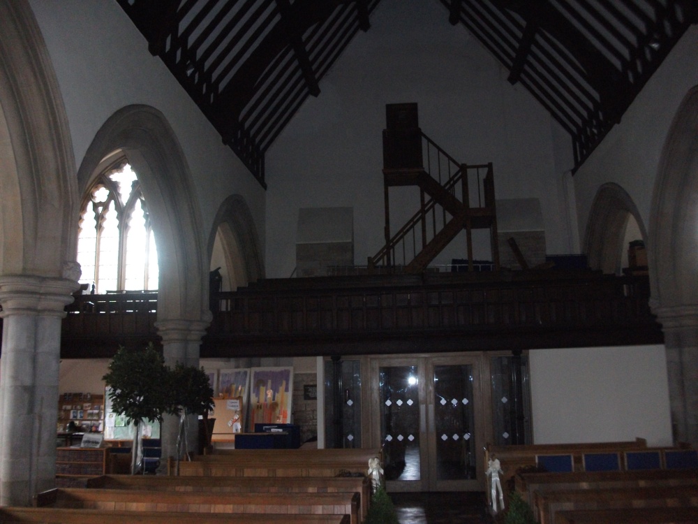 Photograph of Looking towards the steps leading to the bell tower